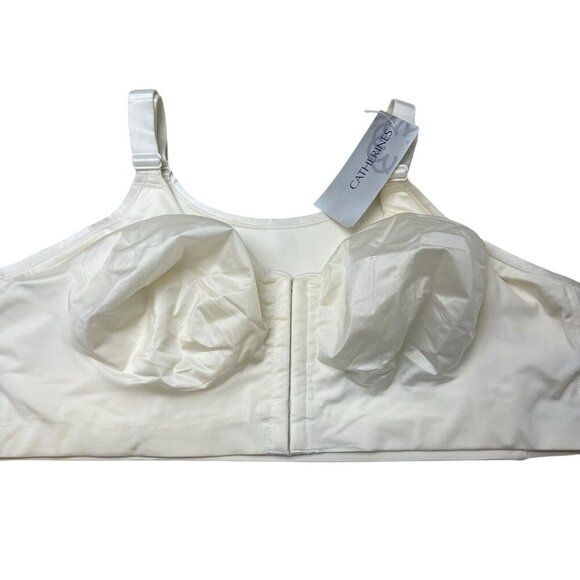 CATHERINES INTIMATES WIRELESS BACK SMOOTHING BRA IN IVORY 42DD NEW Front closure - Picture 1 of 5